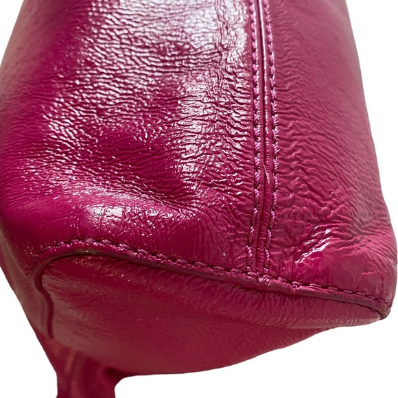 Beautiful eye catching fuscia pink patent leather tote. By Michael Kors. - Picture 10 of 14